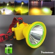 Professional XHP90 Super Bright LED White Yellow Light Diving Headlight Underwater 300M Night Fishin