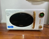 大宇微波爐家用小型迷你轉盤式網紅復古大容量非微蒸烤光波爐