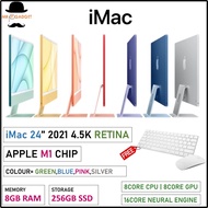 All in One Pc Model M 1 Chip 24"inch 8GB Ram 256GB Ssd  Model Year  2021 (Refurbished)