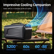 Portable Tent Air Conditioner 5200BTU 1HP Air Conditioner Portable Camping Air Conditioner