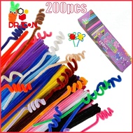 200pcs Fuzzy Wire Packaging Plush Tube Boxed Fluffy Stick Creative Toy DIY Crafts Chenille Wire