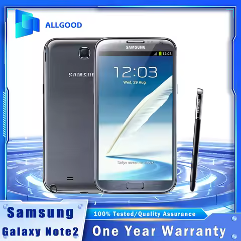 Original Samsung Galaxy Note II N7100 5.5" Super AMOLED 2GB RAM 16GB ROM 8MP Camera S-Pen Quad-Core 
