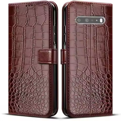 Luxury Wallet Magnetic Flip Leather Case For LG V60 ThinQ 5G V50 G8S G8 G8X G7 One LGV60ThinQ Shockp