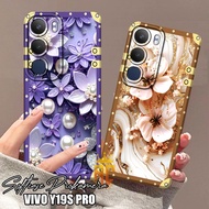 HP Softcase VIVO Y19S PRO - Y19S Latest Fashion Case Floral Motif Beautiful Frame - Case Vivohp - La