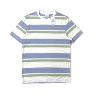 Áo thun ziozia kẻ sọc cổ cách điệu chất mát thoáng