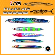 UTS Fillet Fast Jig/Fast Jig Tenggiri Killer/Speed Jig Tenggir 40G/60G/80G/100G/120G