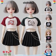 DEALSHOP T-shirt Pleated Skirt, Mini Cute Princess Chain Skirt, Gift Toys DIY Accessories Fashion Do