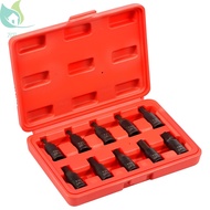 3/8 inch Impact Torx Socket Set Chromium Vanadium Steel Torx Bit Socket Set Rustproof Torque Bit Set