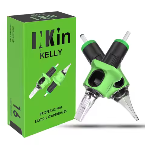 INKin KELLY Cartridge Needles RL RS M1C M1 Tattoo Needles Safety Membrane For Cartridge Tattoo Machi