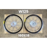 W125 RIM TAKASAGO EXCEL ASIA ALLOY 160x18 (COMPLATE SET) Asia Excel