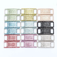 2Pcs Colorful Rhinestone Laces AF1 Shoe Decoration Jeweled Sneaker Shoe Charms Girl Gift DIY Shoelac