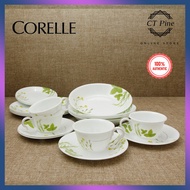 Corelle 20pc Set Tangkai Putus [European Herbs EH] /// Elegant Classy Colourful Plate Pinggan Bowl Mangkuk Mug Cawan