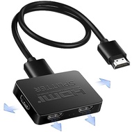 avedio links HDMI Splitter 1 in 4 Out with HDMI Cable, 4K HDMI Splitter 1X4 Mirror Screen, USB Power