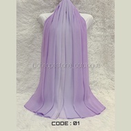 pleated shawl 2 tone PLEATED SHAWL mini pleated shawl SHAWL IRONLESS shawl labuh