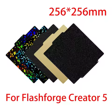 Creator 5 PRO Double Sided PEI PET PEO Plate For Flashforge Creator 5 PEI Plate C5 Build Plate 256x2