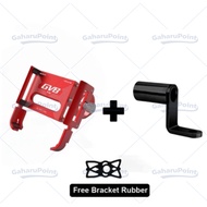HOLDER GUB P30 + BREKET/Phone Holder Hp Sepeda Motor GUB Alumunium Alloy Tempat Hp Dudukan Hp Sepeda