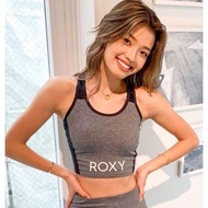 💮便宜代購💮 Roxy灰運動風後拉鍊泳衣/運動內衣 水陸兩用 S 專櫃正品 單一上身泳衣販售