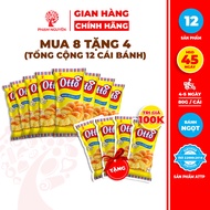 MUA 8 TẶNG 4 | Tổng cộng 12 Bịch Bánh mì Hoa Cúc Mini Otto - Otto Mini Brioche Tressée 80g | Bánh ă
