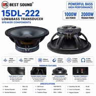 BS Best Sound 15 inch BS15DL222 1000Watt RMS Woofer Speaker Driver Precision Transducers (SEBIJI)