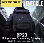 Nitecore BP23 23L กันน้ำ Commuter กระเป๋าเป้สะพายหลัง Overnighter เดินป่ากีฬากระเป๋าเป้สะพายหลัง600D