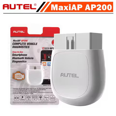 Autel MaxiAP AP200 Bluetooth OBD2 Scanner Full Systems Diagnostic Tool Code Reader With AutoVIN IMMO