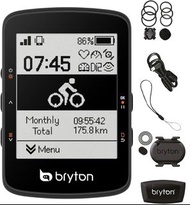Bryton Rider 460D GPS Cycling Computer Bundle , Free Bryton Out-front Bike Mount 、Black Silicone Cas