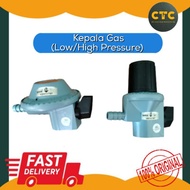 Kepala Gas Low dan High Pressure/ Kepala Gas Set / High Low Pressure Regulator / Kepala Gas Paip dan Clip/ High Pressure
