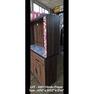 Siap Pasang Lampu Promotion LHT 4301 Sree Maha Mariamman Devasthanam Indian Altar Prayers Cabinet/Hi