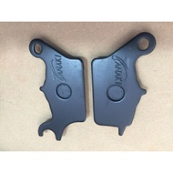 Break pad/Break shoe Set. XRM125 Trinity (older models; F=single piston caliper; R=drum break)