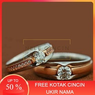 Cincin Perkawinan Cincin Tunangan Cincin Kawin Silver Cincin Couple 29 perak couple