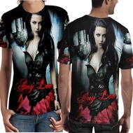 Amy Lee Evanescence T-shirt Fullprint Unisex Casual Polyester Jersey Material [PO 3 DAYS]