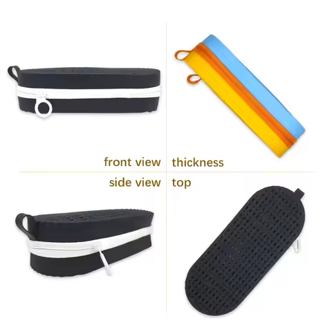 In Stock Swim Goggle Case For Swimming Goggles, Silicone Protective Cases with Drain Hole for Goggle