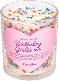 Birthday Cake Scented Candle with Sprinkles, Natural Soy Candle with Birthday Cake, Aromatherapy for