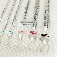 ♛25pcs/50pcs Laboratory 1ml-50ml Plastic Graduated Serological Pipette PS Serum Pipette with St|D7"