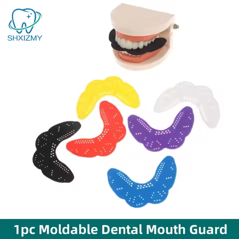 1PCS Stops Bruxism Lightweight Durability Braces Moldable Dental Mouth Guard For Nighttime Anti Teet