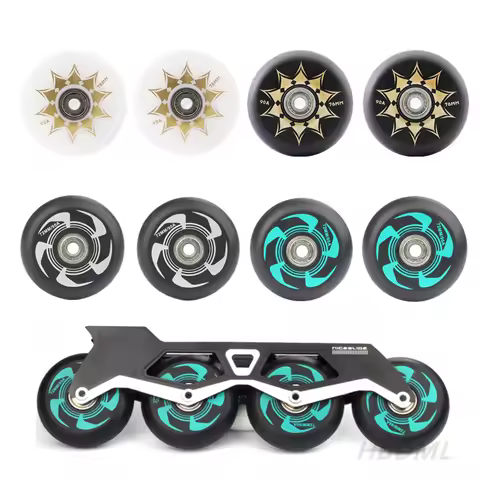 62mm 64mm 68mm 70mm 72mm 76mm 80mm Inline Skates Wheel Roller Skate Rock Fancy Wheel PU Tyres 83A/85