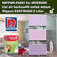 Nippon Paint EasyWash Interior collection 5 Liter Orinoco 1445P / Violet Petal 1404P / Purple Heathe