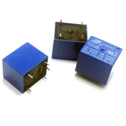 5pcs/lot 5pin 10A 3V 5V 6V 9V 12V 18V 24V 36V 48V DC 1NO NC sealed relay Songle brand one group of n