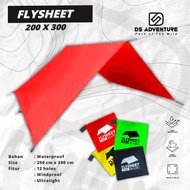 TENDA 2x3 tent flysheet type bushcraft - waterproof tent roof - 2x3 waterproof flysheet - 3x2 flyshe