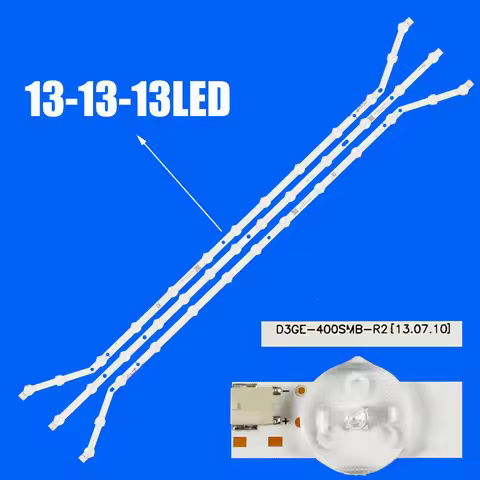 LED Backlight strip 13 lamp For 40"TV UE40H6203AW UE40H6203AK D3GE-400SMB-R3 D3GE-400SMA-R2 LM41-000