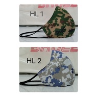 Face mask loreng digital ( head loop )