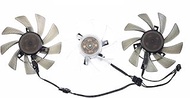 T129215BU T128015BU DC12V 4Pin Graphics Fan for Radeon RX 5700 XT Taichi X 8G OC+
