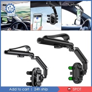 [Koolsoo2] Car Sun Visor Phone Holder Car Phone Holder 360 Rotation Adjustable for Auto for Tabletop Mirror Phone Holder Car