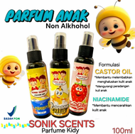 Paket 3pcs Parfume Anak Parfume Kidy Non Alchohol 100ml Bpom Minyak Wangi Anak Mengandung Niacinamid