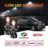 [PERODUA] Myvi 1 Year Warranty Car LED Headlight Bulb H4 H8/H11 9005 Hi/Lo Beam Headlamp Lampu Depan