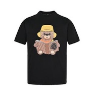 義大利著名的奢侈品牌Fendi黃帽子小熊玩偶短袖T恤 代購非預購