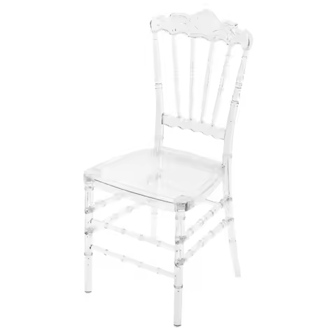 PC Material Ergonomic Clear Modern Dining Chairs 4PCS, 352.74LBS Load, Easy Clean, for Living Room, 