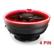 PC COOLER  RED LED FAN 12 CM AMD AND INTEL LGA 775 1156 1155 1151 1150