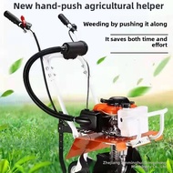 Two-stroke 48CC gasoline-powered micro-tiller, hand-held micro-tiller for tilling fields, four-strok