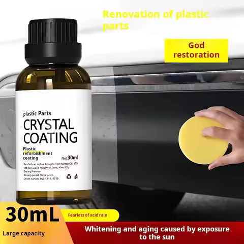 Automotive plastic parts retreading agent reduction plating crystal automotive interior aging repair